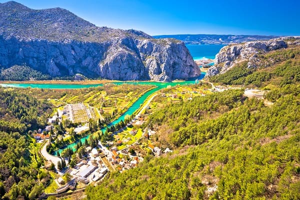 Cetina rieka kaňon, Chorvátsko