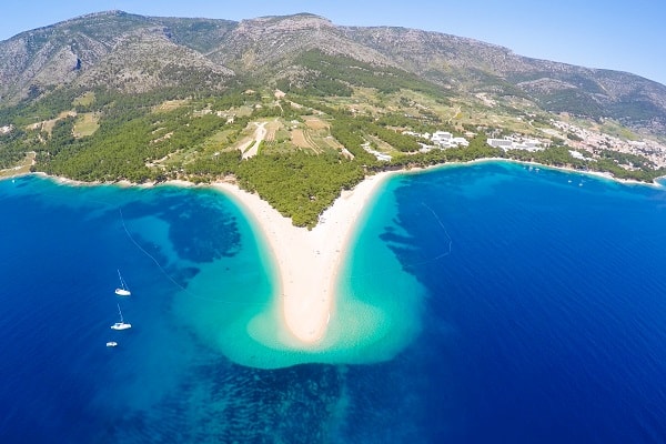 Zlatni rat – Bol, Brač, Chorvátsko