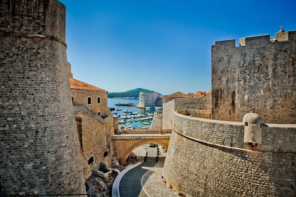 Dubrovnícke mestské hradby, Chorvátsko