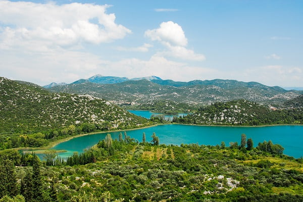 Jazerá Baćina, Chorvátsko